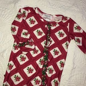 Sweet Honey Christmas pajamas with ruffle butt